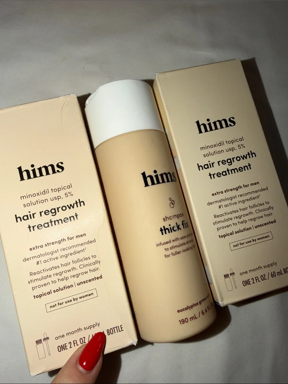 HIMS Hair set (The thick fix) bundle of 3 brand new set